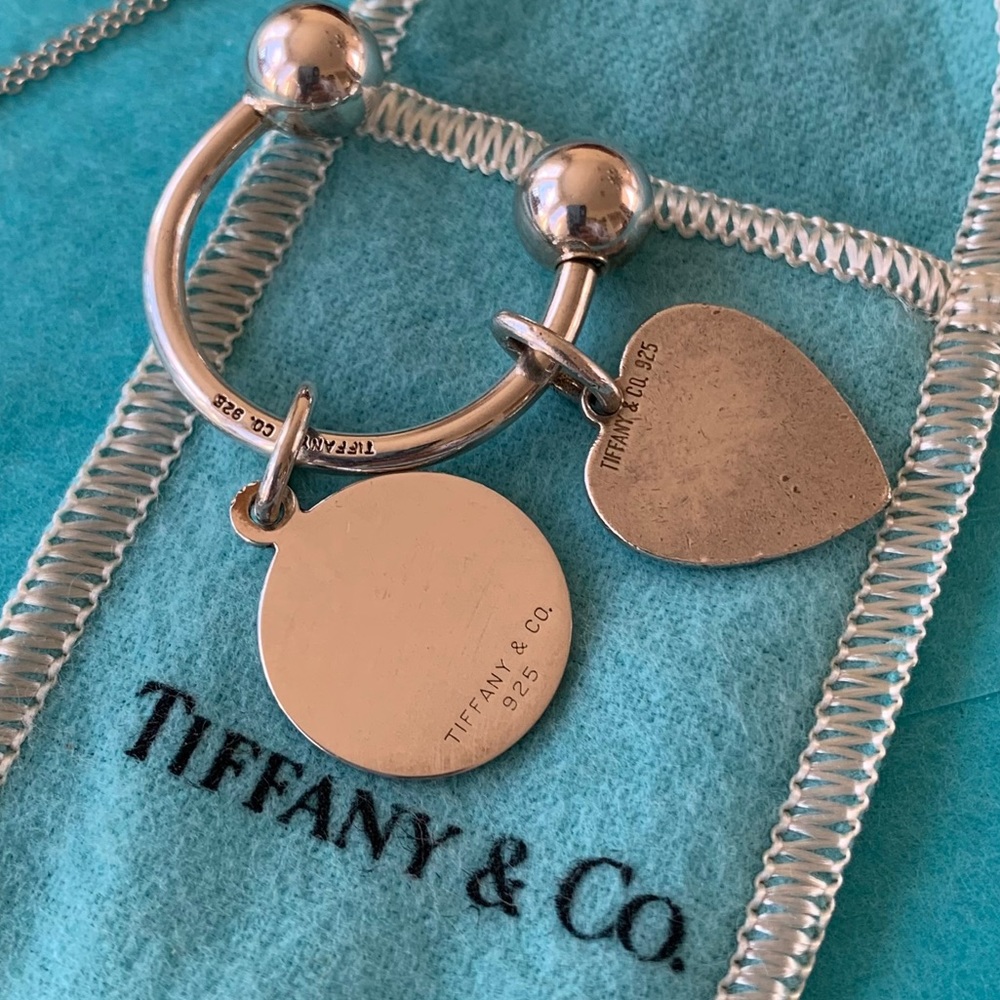 Tiffany&Co Horseshoe Keychain Charm & heartPendant - Picture 14 of 16